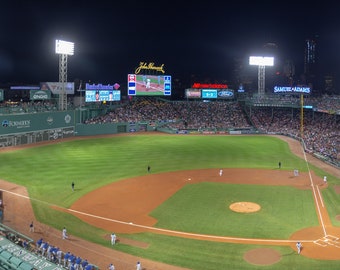 Cool panoramic photo of Fenway Park, Boston Red Sox vs. Toronto Blue Jays, Boston Mass.