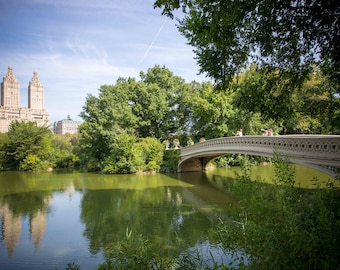 Bow Bridge, Central Park New York, NY Photo Poster