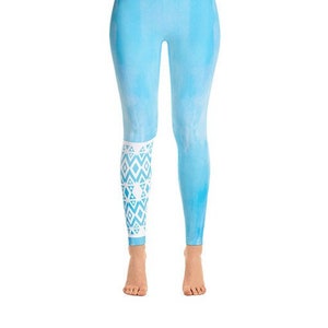 Freeflow Tribal Leggings - Aqua