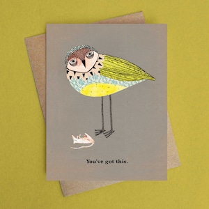You've got this owl blank card, encouragement card