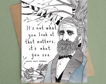 Thoreau blank card