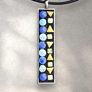 Mosaic Necklace | Mosaic Jewelry | Mosaic Art | Boho Jewelry
