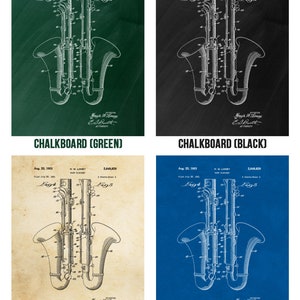 Bass Clarinet Poster Print, Music Teacher, Musician Gift, Music Class Decor, Band Director Gift, Jazz Club Art, Clarinet Player Gift image 2