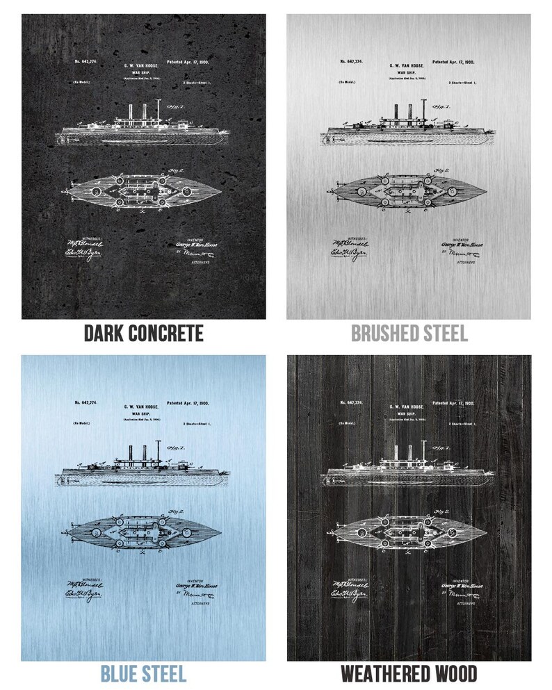 Navy Battle Ship Poster Print Naval Warship Destroyer Etsy