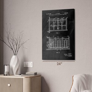 Water Treatment Patent Art Print: Industrial Decor, Water Technician Bild 3