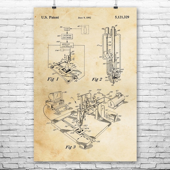 3D Printer Poster Print CAD Designer Engineer Gift - Etsy
