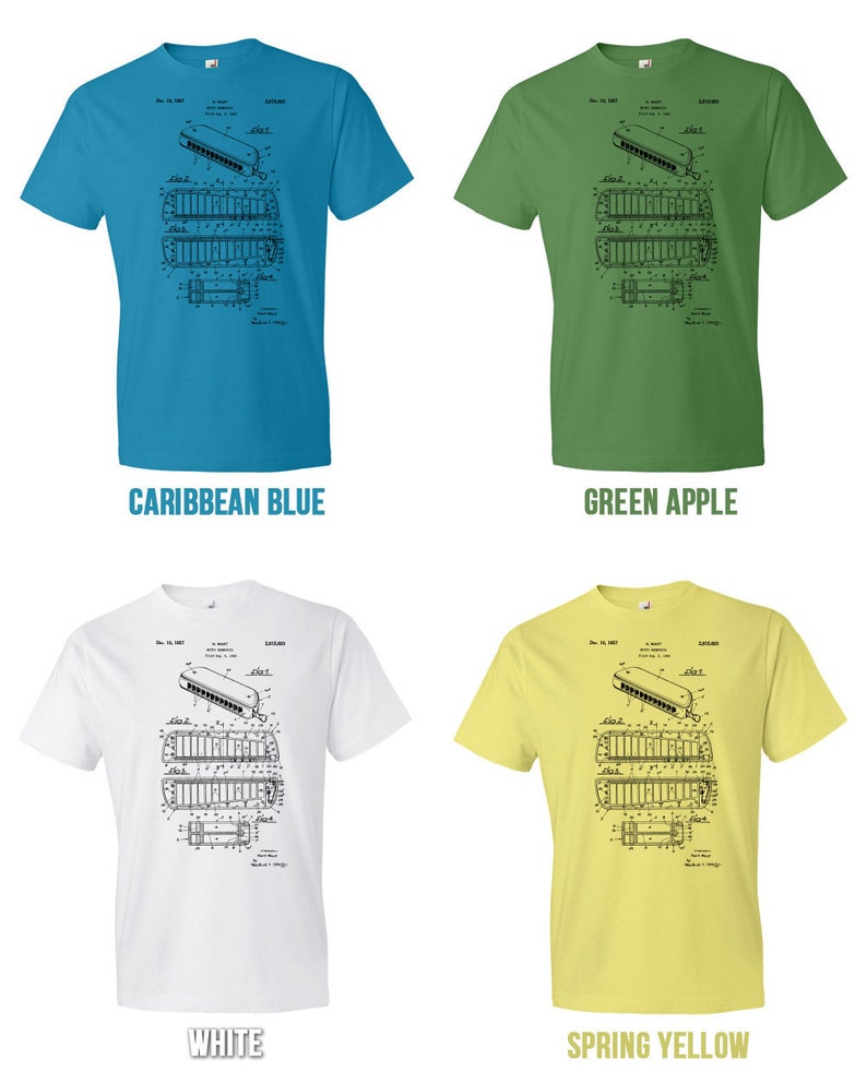 Chromatic Harmonica Shirt Blues Player Gift Harmonica Etsy