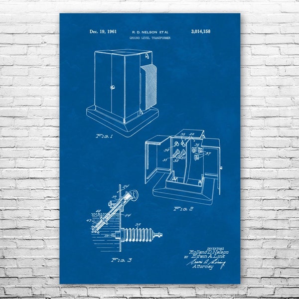Transformer Box Poster Print, Technician Gift, City Worker, Electrician Gift, Electrical Worker, Powerline Technician, Power Plant Art