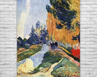 Paul Gauguin Les Alyscamps Art Print: Fine Art, Post Impressionism