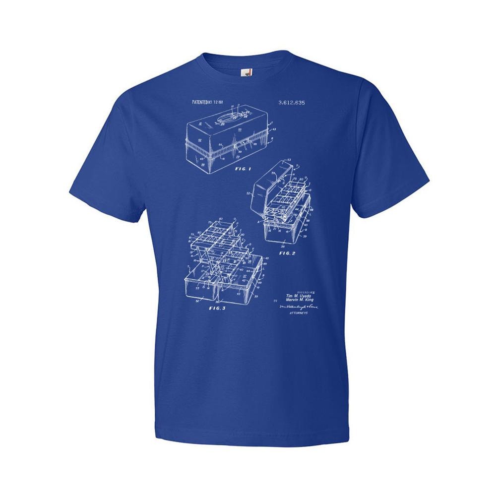 T-shirt Homme Humoristique 'Fishing Tackle Box Gray I Need A Bigger Box' - Taille M - Marque Classic Teaze - Occasion Très Bon état