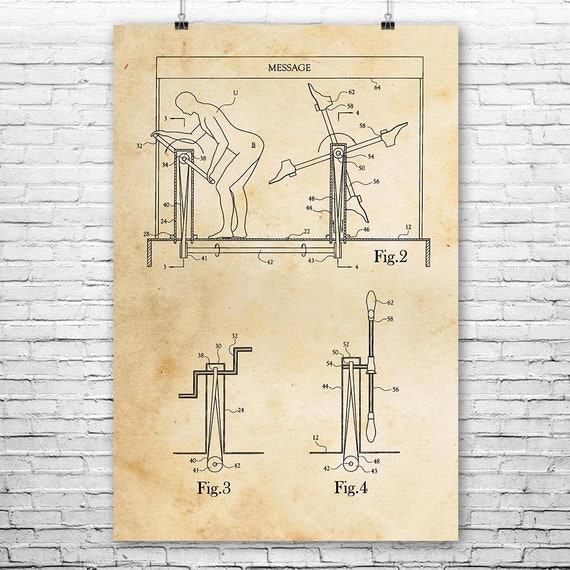 Self Butt Kicking Machine Poster Print Frat House Decor Etsy