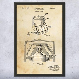Laboratory Centrifuge Patent Wall Art | Poster, Canvas or Framed | Biology Art, Medical Decor, Chemistry Art, Technician Gift, Teacher Gift
