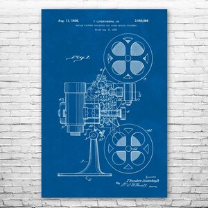 Film Projector Poster Print, Actor Gift, Filmmaker, Hollywood, Classic Movies, Vintage Cinema, Home Theater, Movie Room, Silent Movies