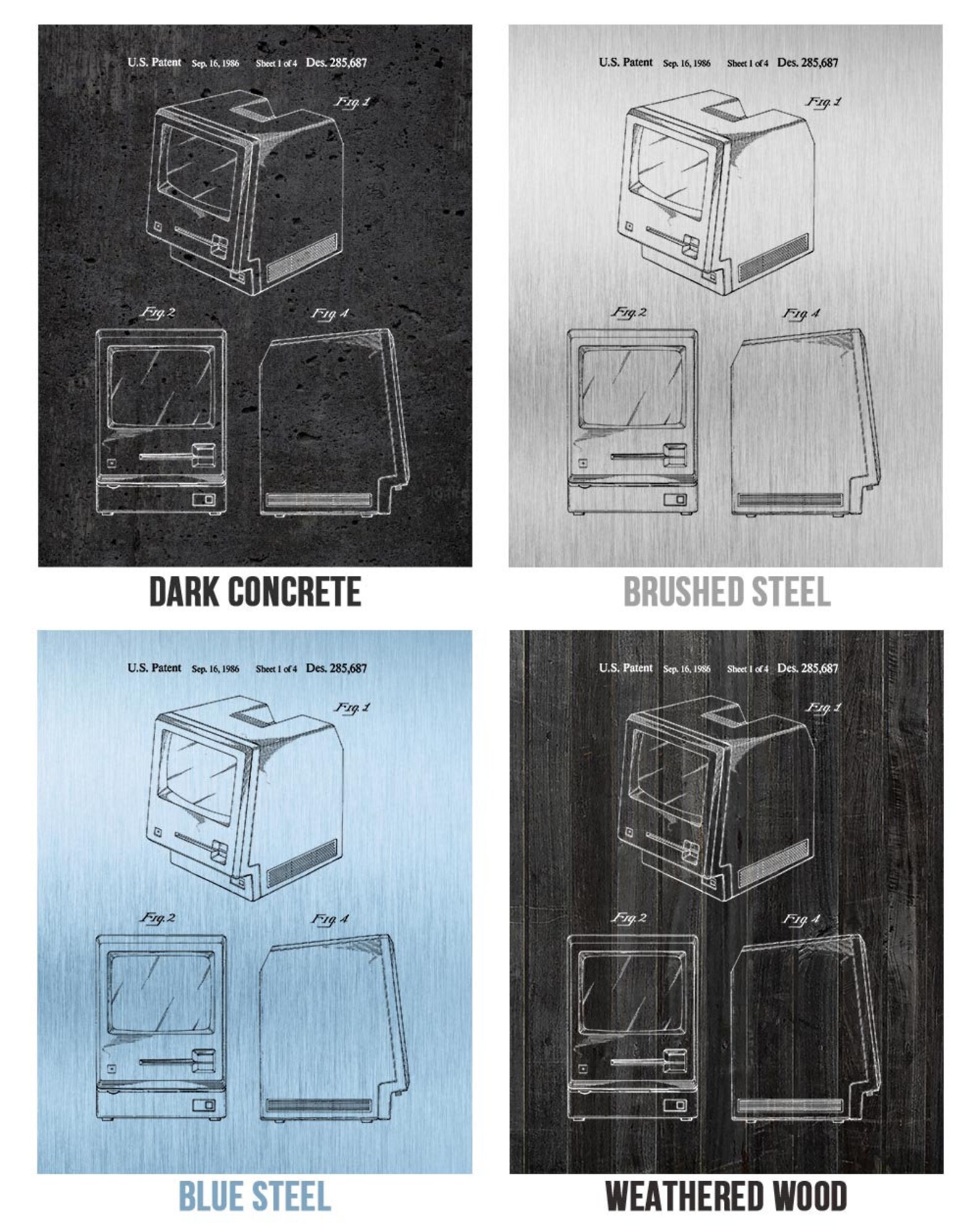 Apple Macintosh Computer Poster Print Mac Art Print Computer Etsy