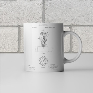 Automatic Fire Sprinkler Patent Mug, Safety Inspector, Fireman Gifts, Architecture Cup, Contractor Gifts, Civil Engineering, Coffee Mug