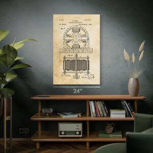 Nikola Tesla Electromagnetic Motor Patent Art Print: Nikola Tesla Art, Technology Gift image 4