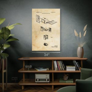 Satellite Patent Art Print: Telecom Gift, Space Lover image 4
