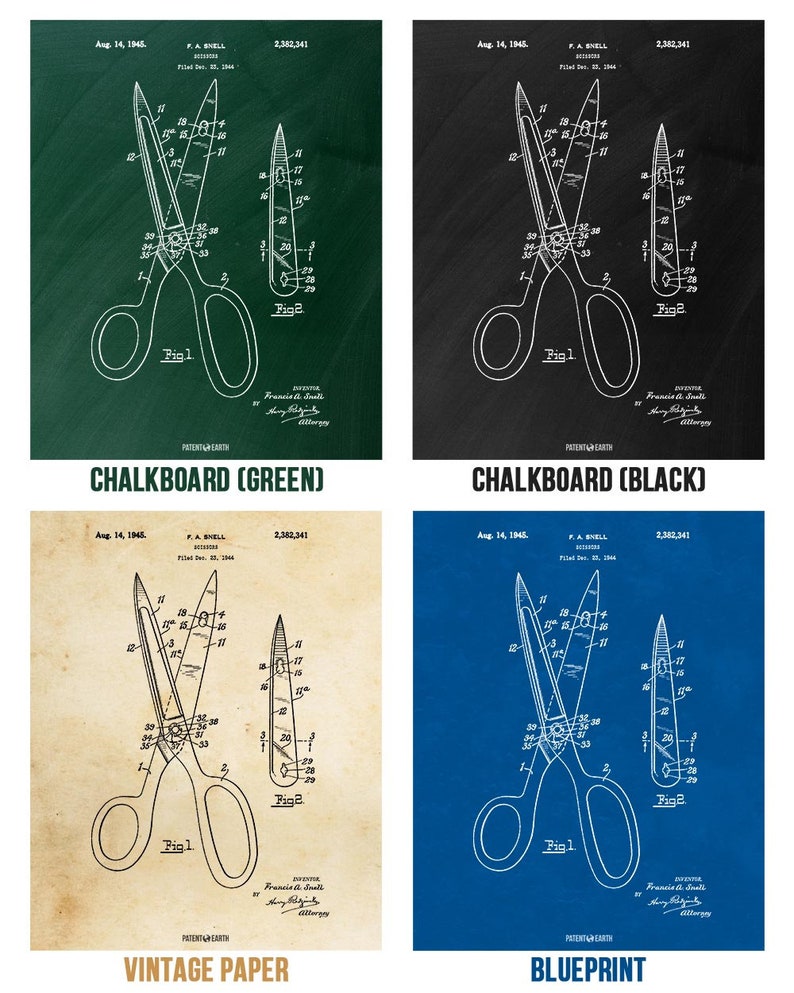 Framed Scissors Wall Art Print Barber Shop Hair Salon Etsy