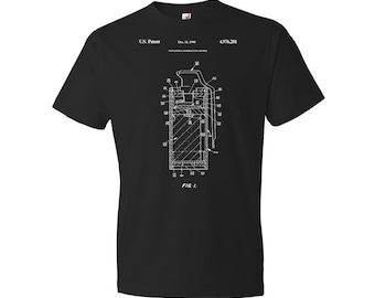 Flash Bang Grenade Patent T-Shirt: SWAT Team, Soldier Gift