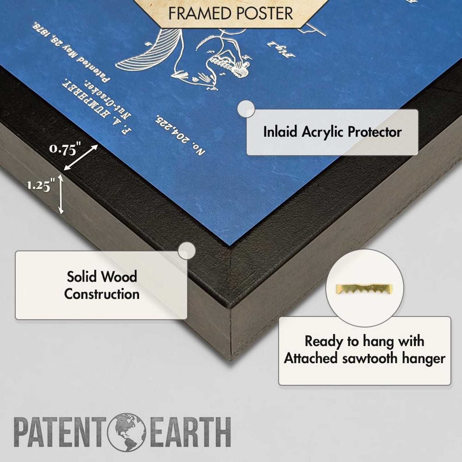 Henry F. Automotive Patent Wall Art Set of 6: Automotive Engineer, Car ...