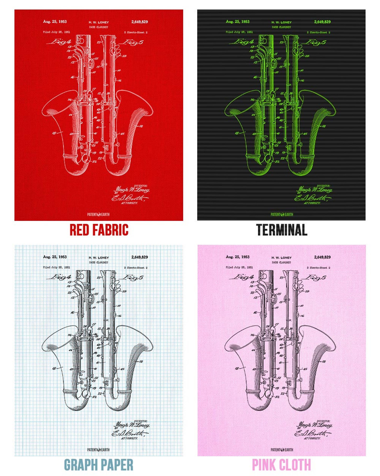 Framed Bass Wall Art Print Music Teacher Musician Etsy