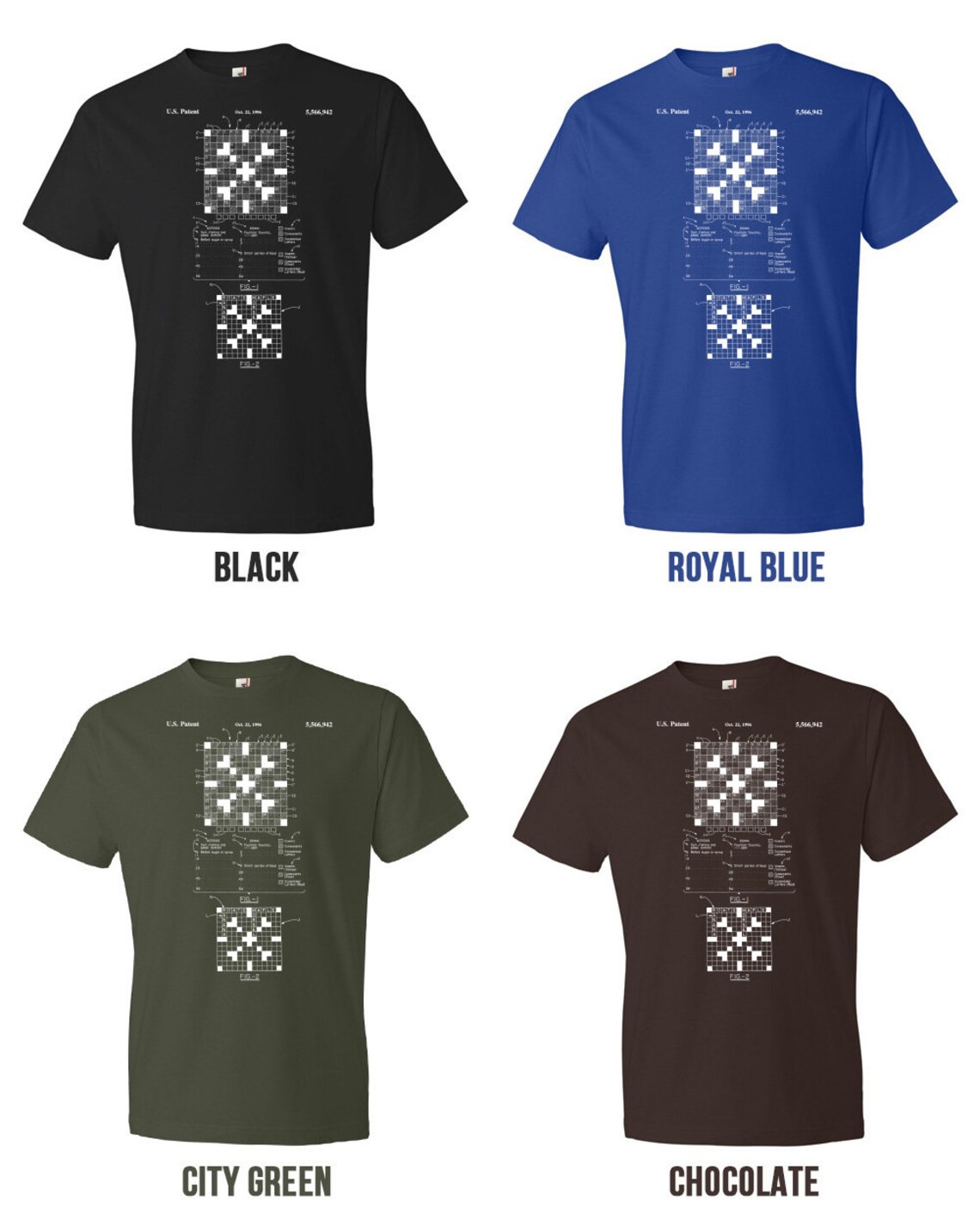 Crossword Puzzle Shirt Word Game Tee Crossword Shirt Trivia Etsy