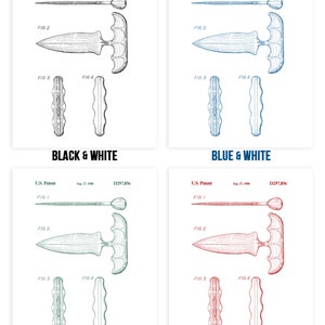 Push Knife Poster Print Knife Maker Collector Gift Knife - Etsy