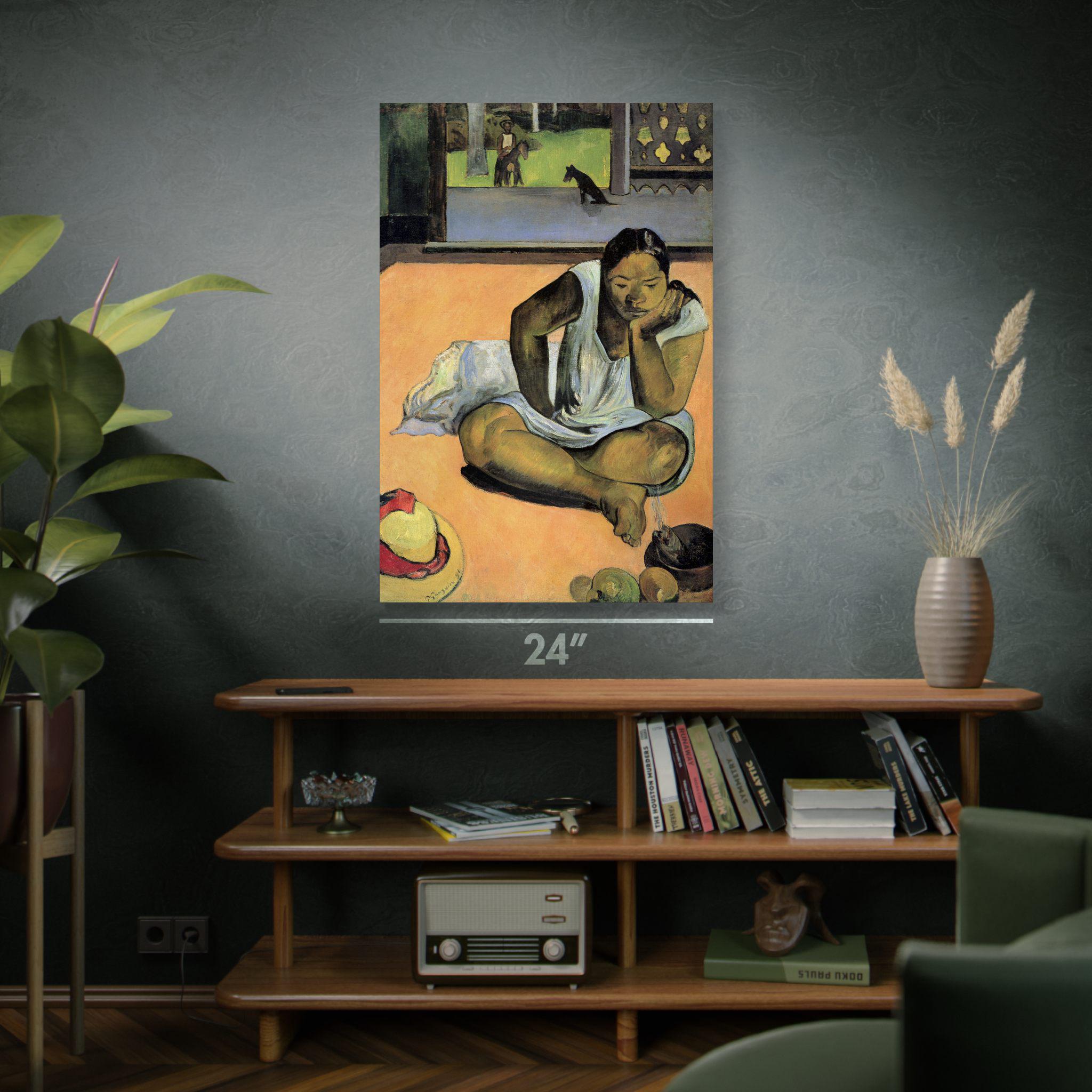 Paul Gauguin Brooding Woman Art Print: Fine Art, Tropical Decor - Etsy