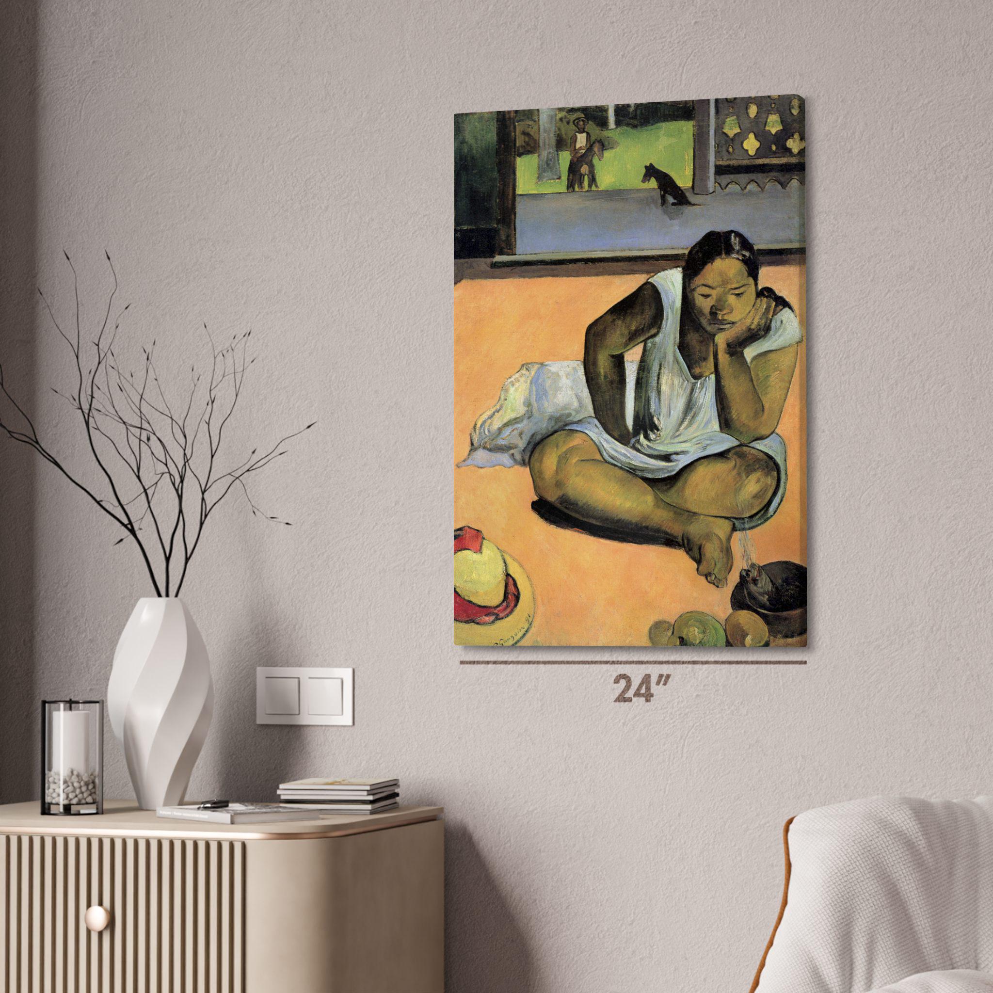 Paul Gauguin Brooding Woman Art Print: Fine Art, Tropical Decor - Etsy