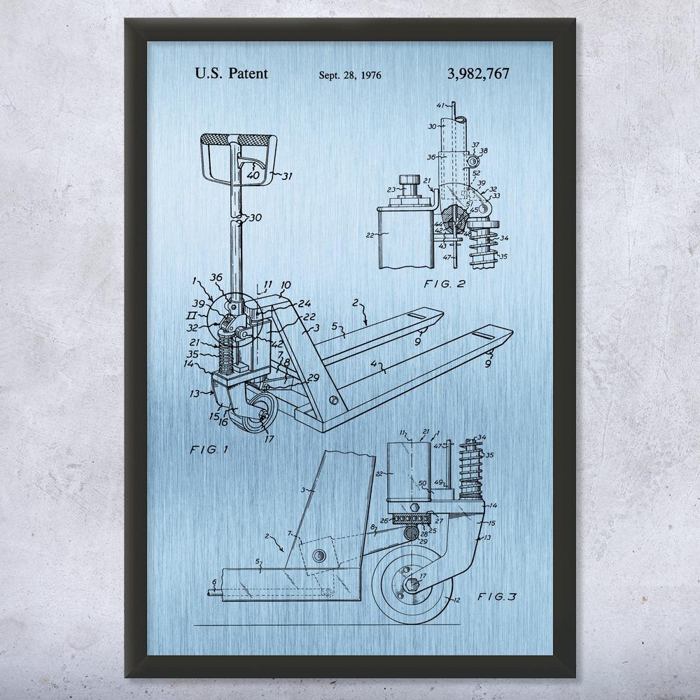 Impresión artística patentada de transpaleta: regalo para supervisor y  trabajador de almacén - Etsy México, image size:1000x1000