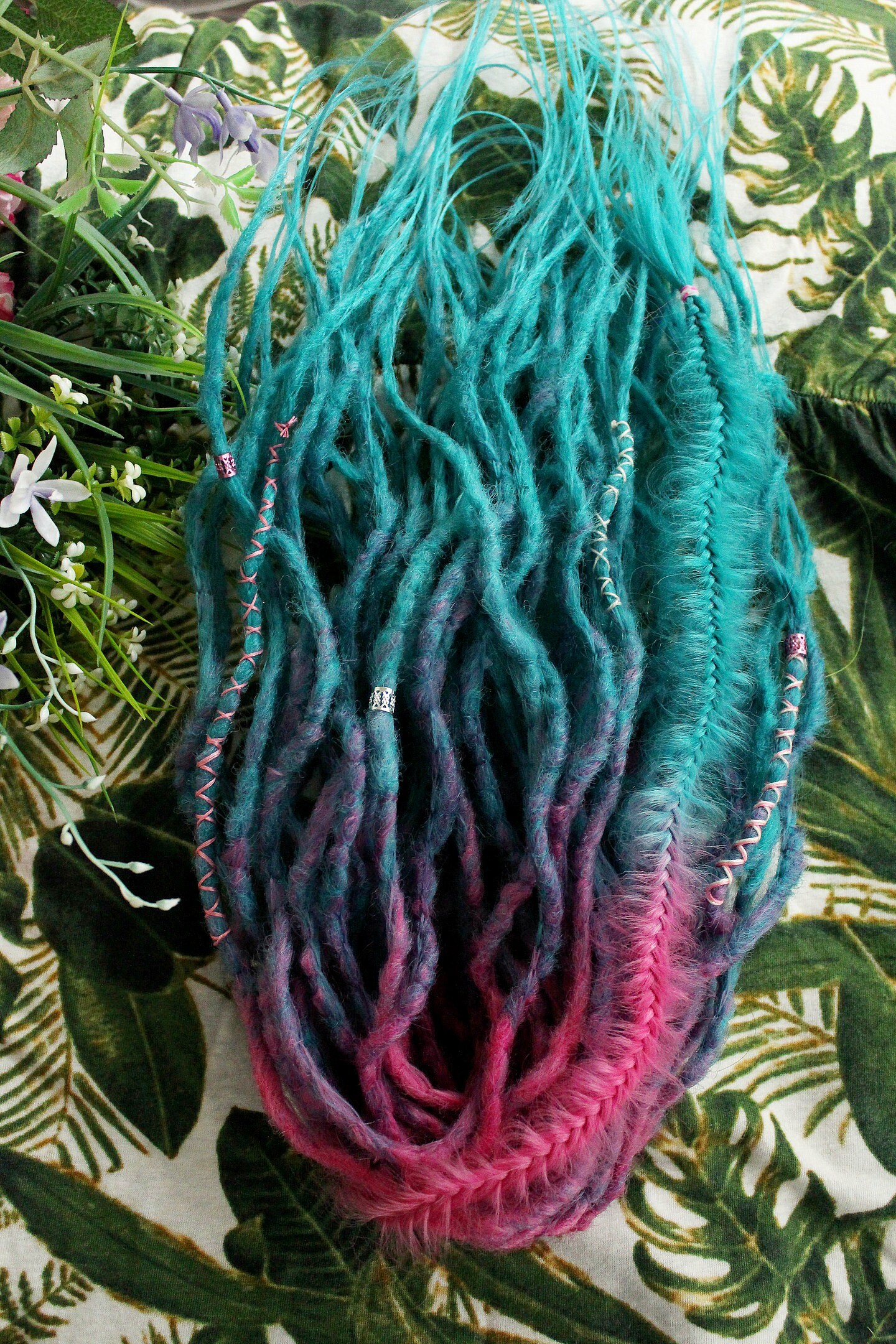 DE Synthetic Dreadlocks Extension mermaid DREADS Etsy