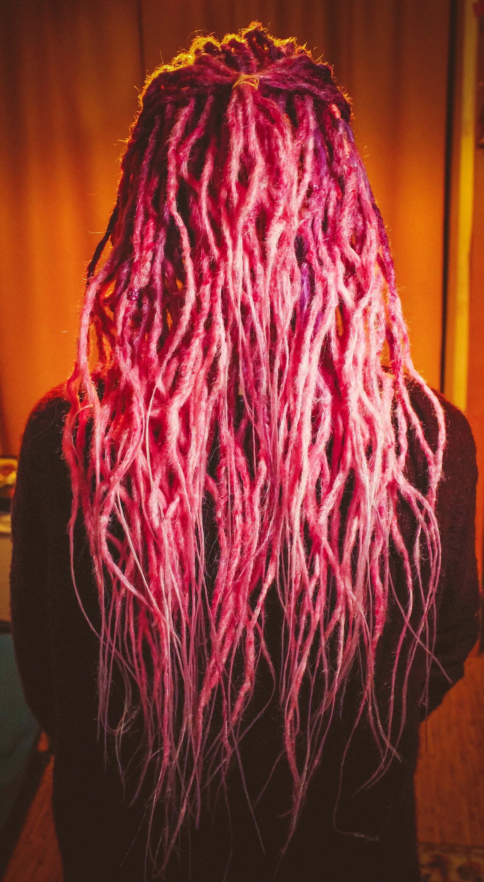 DE Synthetic Dreadlocks Dreads Extension Fluffy Pinky Etsy
