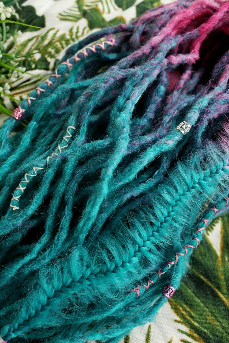 DE Synthetic Dreadlocks Extension mermaid DREADS Etsy
