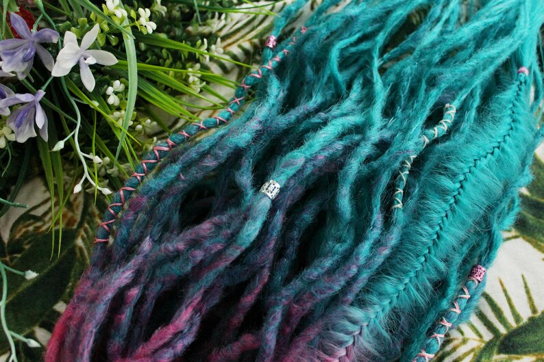 DE Synthetic Dreadlocks Extension mermaid DREADS Etsy