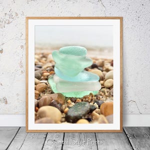 Health Print,  Wall Art, Beach Art Print, Wall Art, Aqua, Turquoise, Digital Print, Sea Glass Print, Prints, Beach Wall Decor