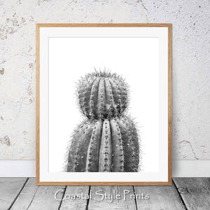 Moderne Minimal Boho Wand Kunst Kaktus Druck, Sukkulenten Wandkunst, Wüste Kunstdruck, Neutral Wand Kunst, Kaktus Poster,Kaktus Fotografie,Skandi