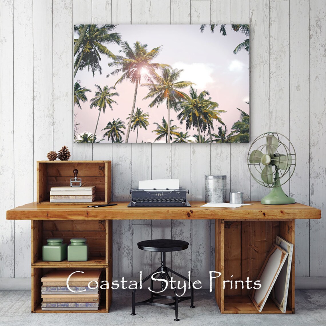 California Dreaming Wall Art Palm Trees Print Tropical Etsy