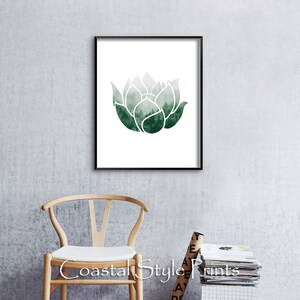 Yoga Wall Art, Lotus Flower Print, Meditation Art, Therapy Poster, Printable Wall Art, Yoga Print, Wellness Print, Meditation Poster,Lotus image 5