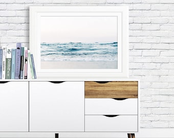 Coastal Wall Art, Ocean Print, Ocean Wall Art, Beach Print, Ocean Waves Print, Beach Photography, Printable Art, Coastal Decor ,Modern Print