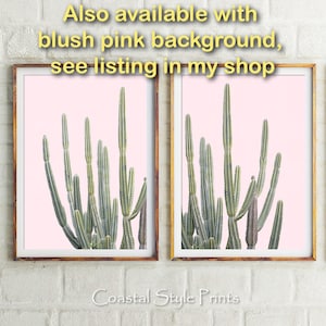 Cactus Print, Cactus Wall Art, Printable Art Set Of 2 Prints, Desert Wall Art Desert Print Set Cactus Art Cactus Prints Desert Decor Saguaro image 6