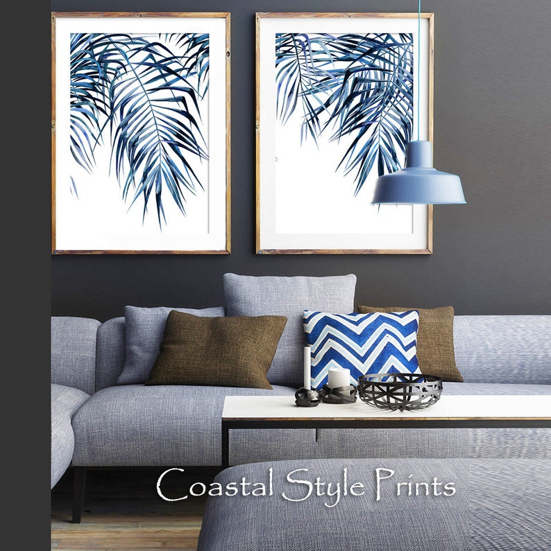 Tropical Wall Art Modern Wall Art Palm Leaf Print Wall Art Etsy Australia