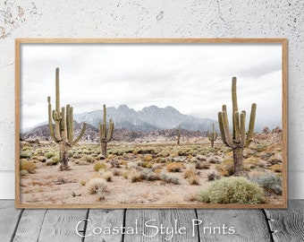 Desert Wall Art, Desert Decor,Desert Photography,Cactus Wall Art,Southwestern Decor,Landscape Prints Wall Art,Boho Decor,Desert Cactus Print