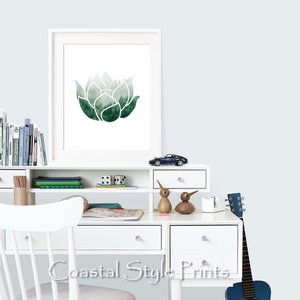 Yoga Wall Art, Lotus Flower Print, Meditation Art, Therapy Poster, Printable Wall Art, Yoga Print, Wellness Print, Meditation Poster,Lotus image 9