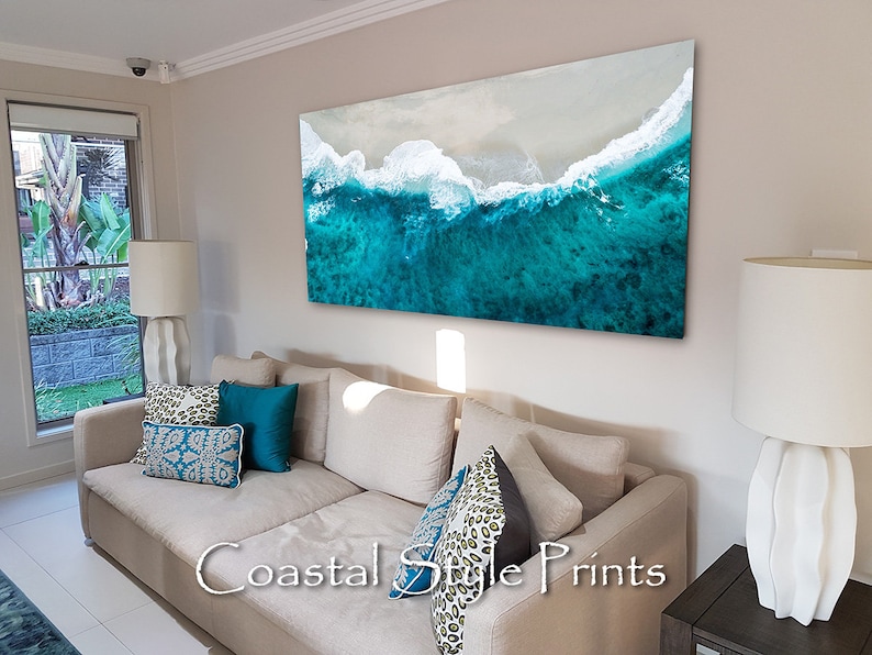 Beach Photography Wall Art Print Coastal Aerial Beach Print Etsy