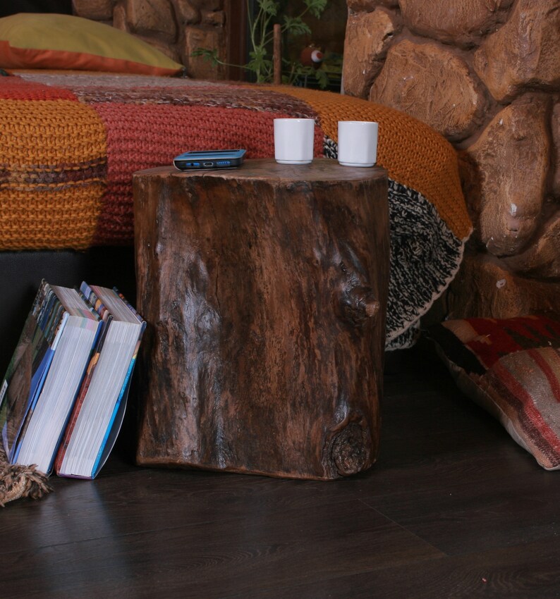 Natural Treestump End Side Table,sofa Stand,night Stand Log Tree