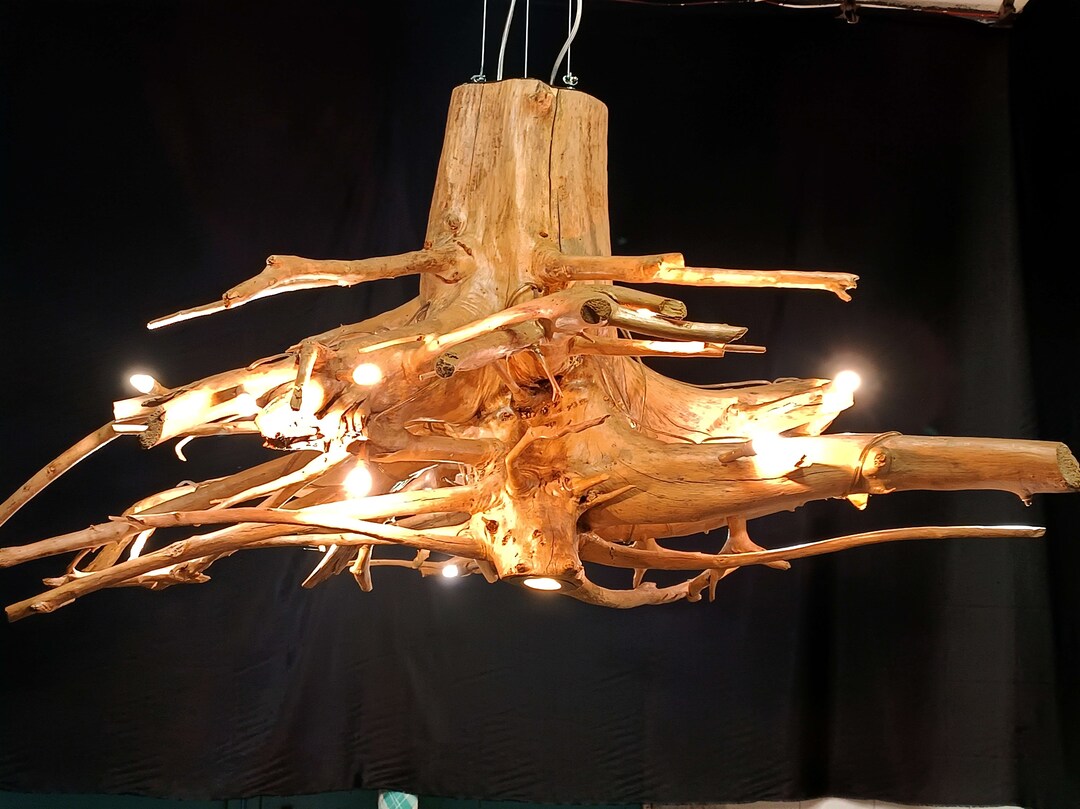 ROOTS Driftwood Chandelier ROOTS STEM Driftwood Natural Assemble