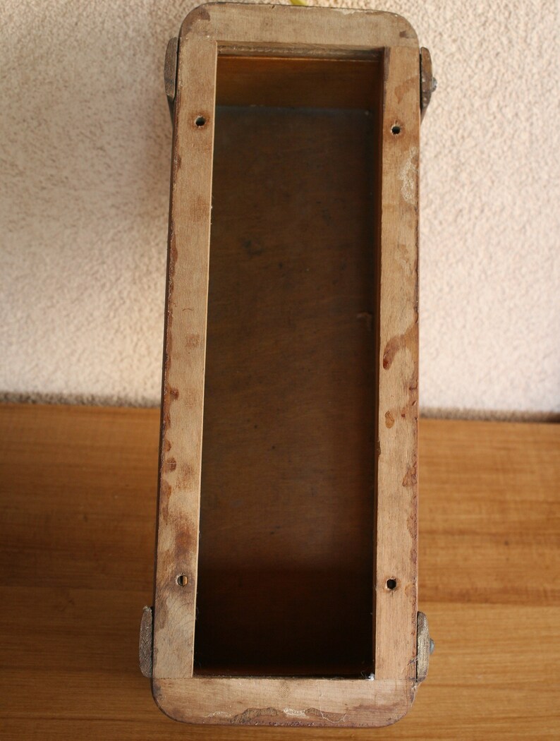 Vintage Wood Sewing Machine Drawer With Wood Knob All Etsy