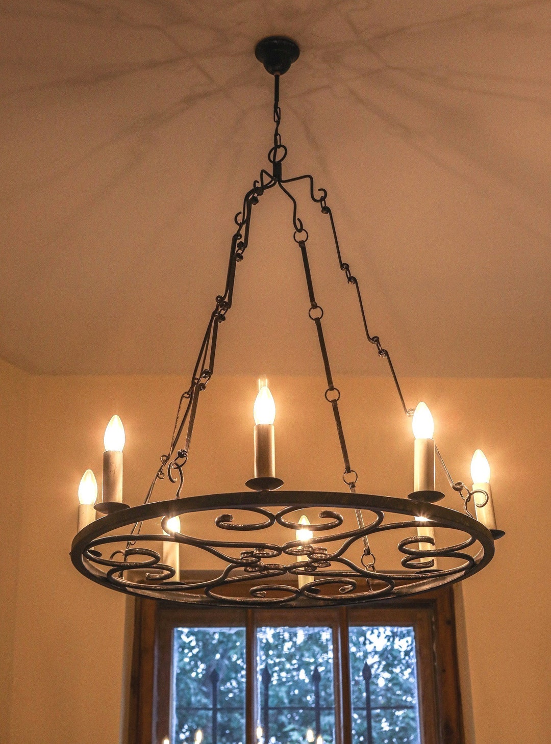 Wrought Iron Chandeliers Rusticnull
