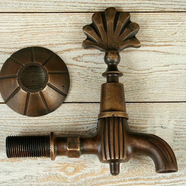 New Faucet Mediavel Style  Wall Mount Water Brass Tap  Hahn, Klopfen, Wasserhahn , Zapfhahn,