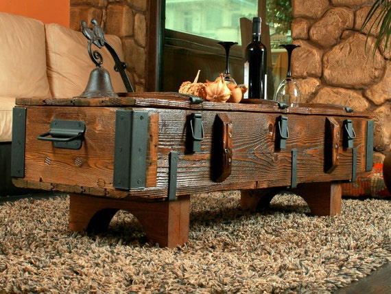 Old Travel Trunk Coffee Table Cottage Steamer Pine Chest Uk Old Travel Trunk Coffee Table Cottage, Trunk Coffee Table Uk Used